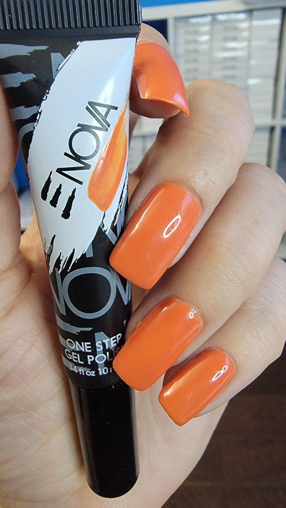 burnt orange gel polish
