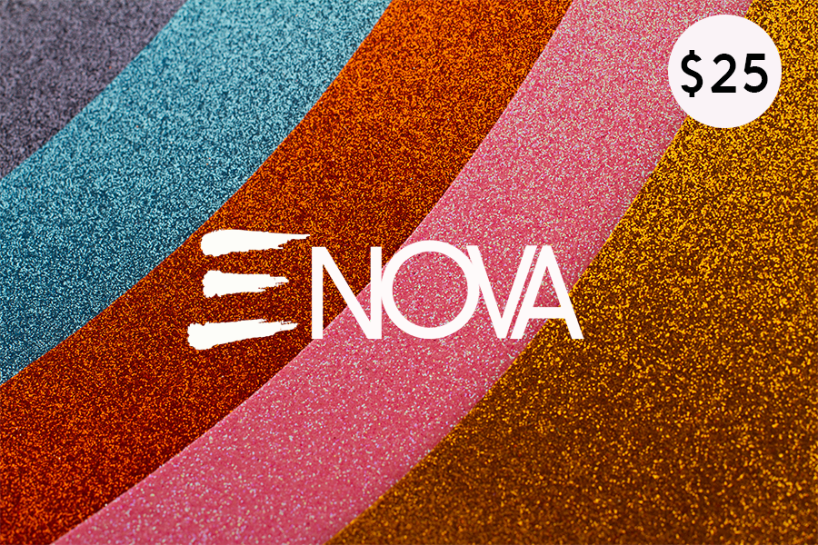 Glitter Party Gift Card - Enova Cosmetics